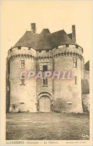 Ansichtskarte AK Barbezieux Charente Le Chateau