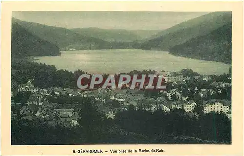 Ansichtskarte AK Gerardmer Vue prise de la Roche du Rain