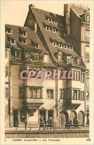 Cartes postales Musee Alsacien La Facade