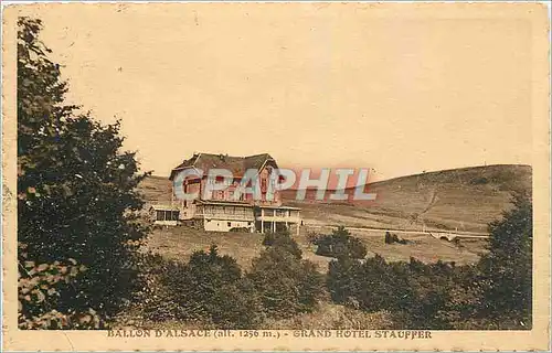 Cartes postales Ballon d'Alsace Grand Hotel Stauffer