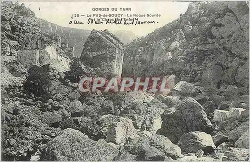 Cartes postales Gorges du Tarn Le Pas de Soucy La Roque Sourde et le Chaos