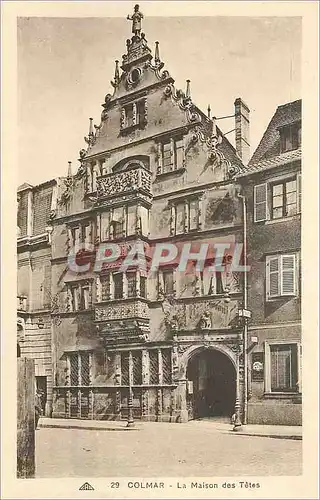 Cartes postales Colmar La Maison des Tetes