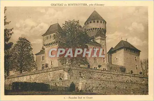 Cartes postales Chateau de Montrottier pres d'Annecy Facades Sud et Ouest