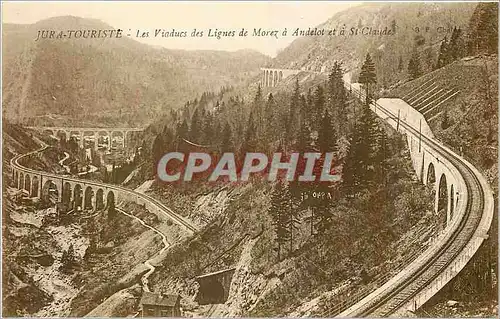 Ansichtskarte AK Jura Touriste Les Viaduc des Lignes de Morez a Andelot et a St Claude