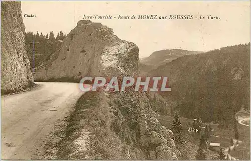 Cartes postales Jura Touriste Route de Morez aux Rousses Le Turu