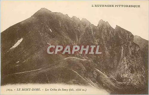 Cartes postales Le Mont Dore Les Cretes du Sancy