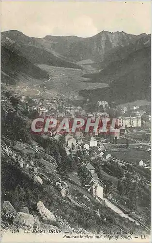 Cartes postales Le Mont Dore Panorama et la Chaine de Sancy