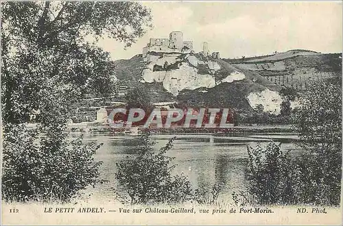 Cartes postales Le Petit Andely Vue sur Chateau Gaillard vue prise de Port Morin