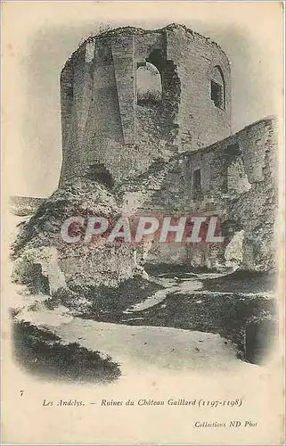 Ansichtskarte AK Les Andelys Ruines du Chateau Gaillard