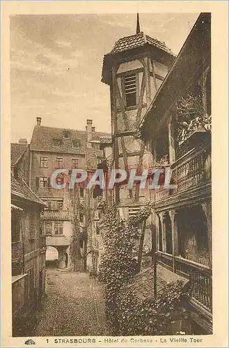 Cartes postales Strasbourg Hotel du Corbeau la Vieille Tour