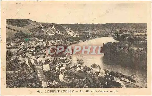 Cartes postales Le Petit Andely La ville et le chateau