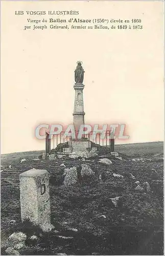 Cartes postales Les Vosges Vierge du Ballon d'Alsace