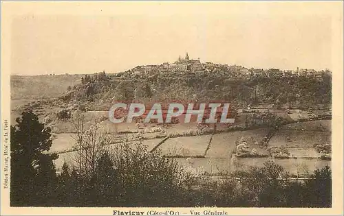 Cartes postales Flavigny Cote d'Or Vue Generale