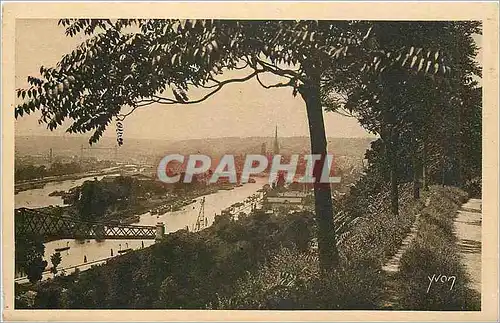 Cartes postales Rouen Vue panoramique de la Ville