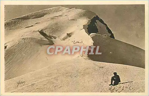 Cartes postales Massif du Mont Blanc Le Sommet du Mont Blanc vu de la Grande Bosse