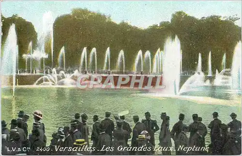 Ansichtskarte AK Versailles Les Grands Eaux Neptune