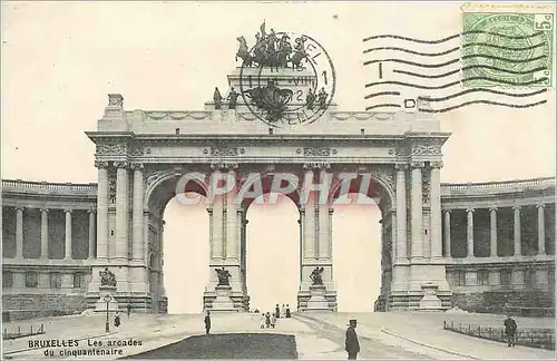 Cartes postales Bruxelles Les Arcades du Cinquantenaire