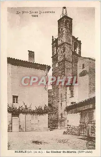 Cartes postales Blesle Le Clocher St Martin