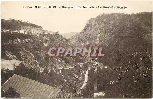 Cartes postales Thiers Gorges de la Durolle Le Bout du Monde