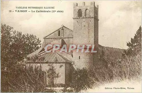 Cartes postales Vaison La Cathedrale