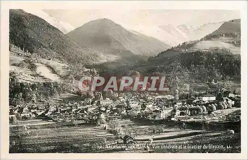 Ansichtskarte AK Allevard les Bains Vue Generale et le Glacier du Gleyzin