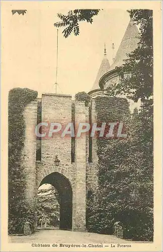 Cartes postales Chateau de Bruyeres le Chatel La Poterne