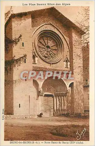 Cartes postales Digne les Bains BA Notre Dame du Bourg