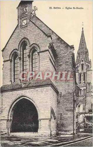 Ansichtskarte AK Brive Eglise St Martin