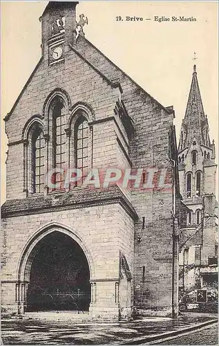 Cartes postales Brive Eglise St Martin