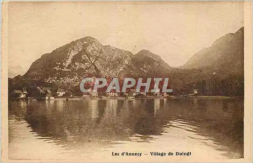 Cartes postales Lac d'Annecy Village de Duingt