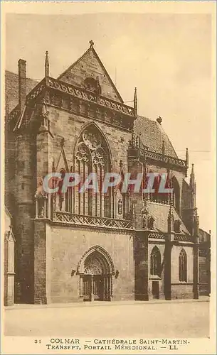 Cartes postales Colmar Cathedrale Saint Martin Transept