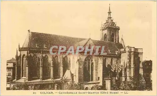 Ansichtskarte AK Colmar Cathedrale Saint Martin Cote Nord