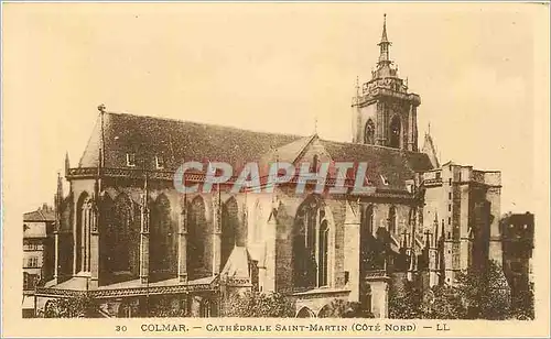 Cartes postales Colmar Cathedrale Saint Martin Cote Nord