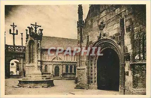 Cartes postales Bretagne Lampaul Finistere Le Calvaire