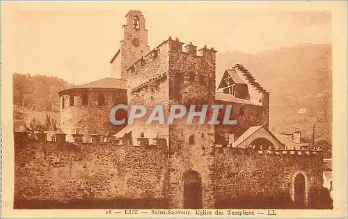 Cartes postales Luz Saint Sauveur Eglise des Templiers