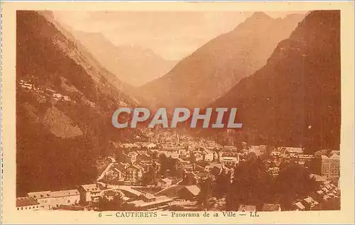 Cartes postales Cauterets Panorama de la Ville