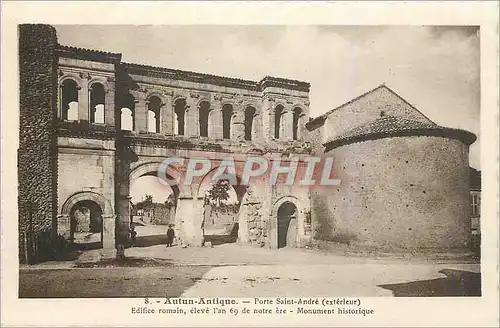 Ansichtskarte AK Autun Antique Porte Saint Andre