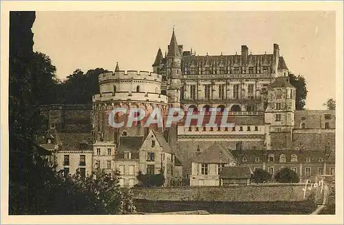 Cartes postales Chateaux de la Loire Amboise Indre et Loire Vue generale