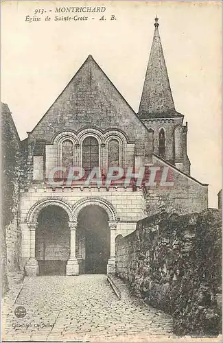 Ansichtskarte AK Montrichard Eglise de Sainte Croix