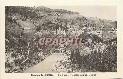 Ansichtskarte AK Bassins du Doubs Le Dernier Bassin avant le Saut