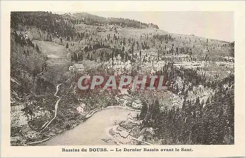 Cartes postales Bassins du Doubs Le Dernier Bassin avant le Saut