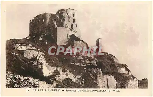 Ansichtskarte AK Le Petit Andely Ruines du Chateau Gaillard