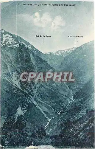 Ansichtskarte AK Torrent des glaciers et route des Chapieux