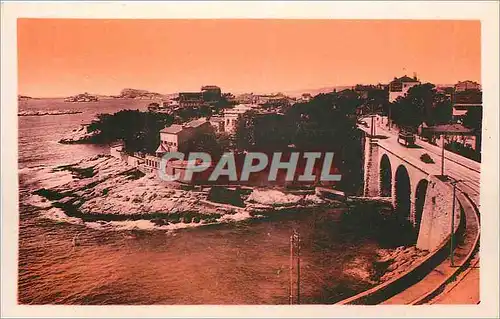 Cartes postales Marseille La Corniche Pont de la Fausse mannai