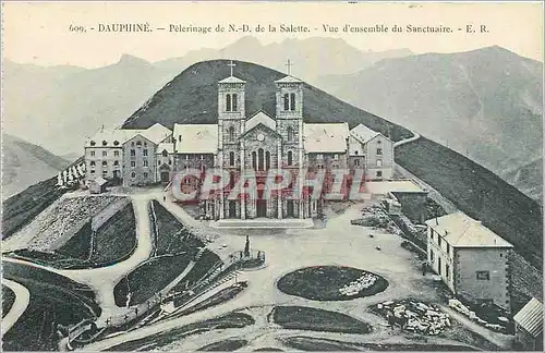 Cartes postales Dauphine Pelerinage de ND de la Salette