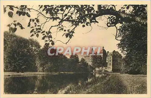 Cartes postales Chateau de Vizille Isere Le Parc et la Piece d'eau