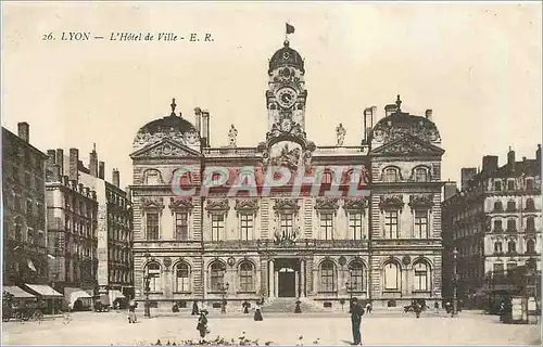 Cartes postales Lyon L'Hotel de Ville