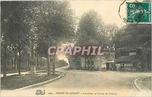 Cartes postales Foret de Senart Carrefour et Chalet de Villeroy