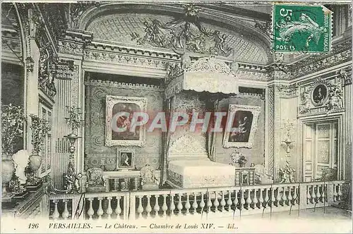 Cartes postales Versailles Le Chateau Chambre de Louis XIV