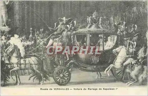 Ansichtskarte AK Musee de Versailles Voiture du Mariage de Napoleon 1er